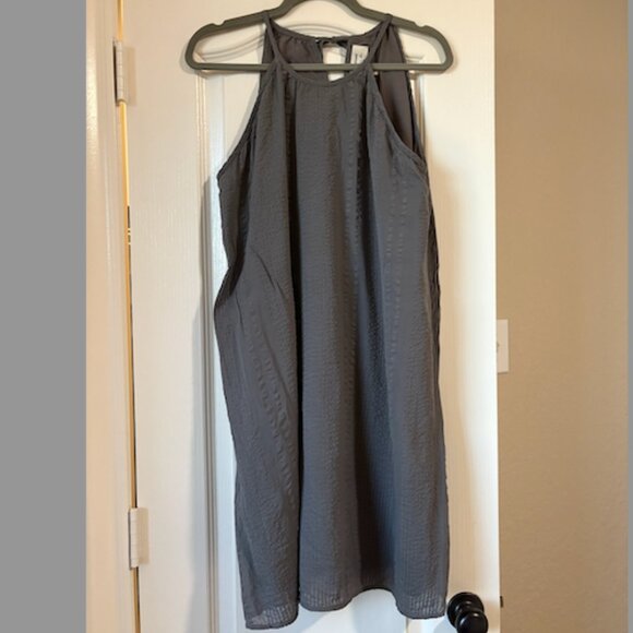 Anthropologie Cloth and Stone Grey Mini Dress Size Medium - Picture 1 of 3